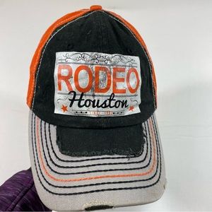 Houston Livestock Show Rodeo Cap Casual Cotton Velcro Adjustable Basebal…